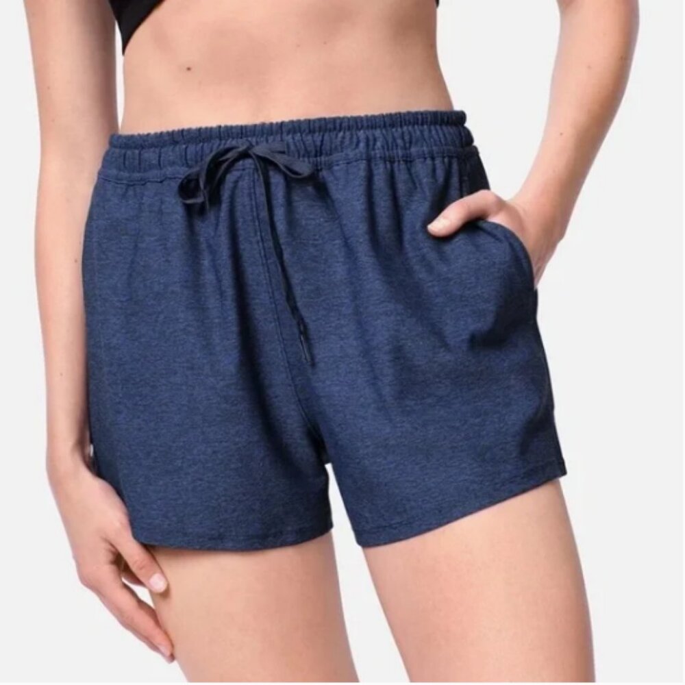 Outdoor Voices Sunday Shorts in Navy